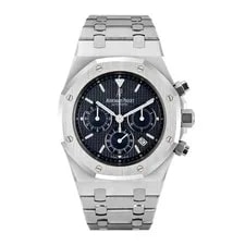 Audemars Piguet — Audemars Piguet Royal Oak 39MM Black Index Hour Markers Dial Stainless ... — Watch — resale
