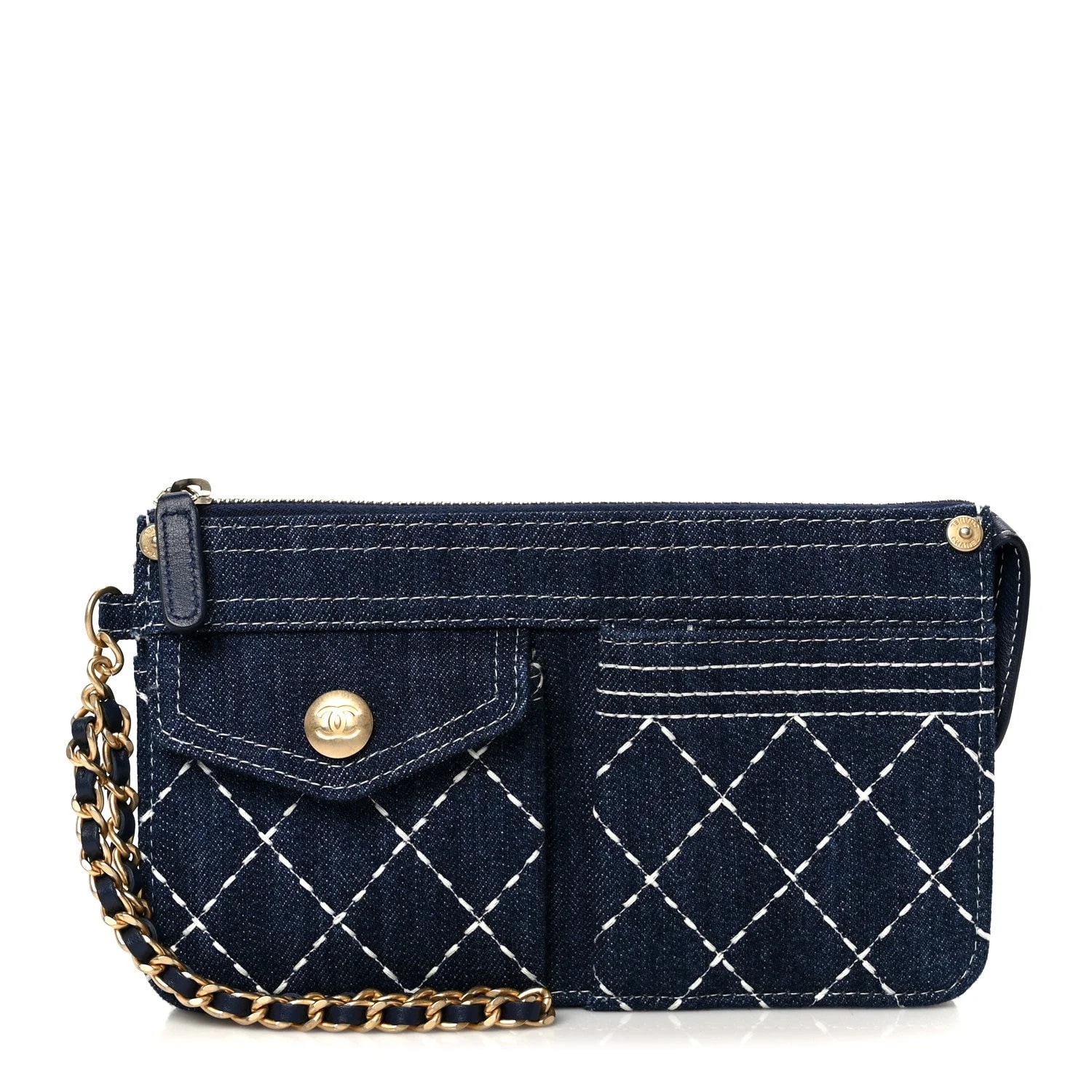 Chanel — Zipped Wristlet — Handbag — resale