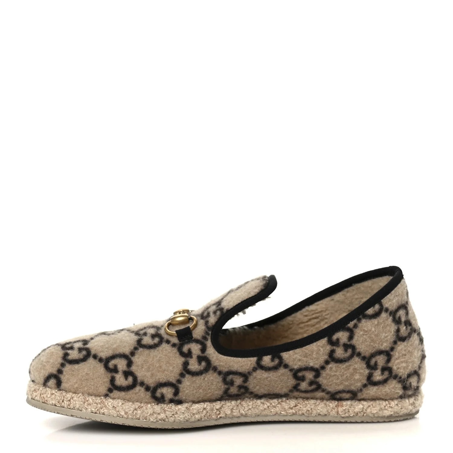 Gucci — Covered GG Fria Horsebit 9 Butterscotch — Designer Shoe — resale