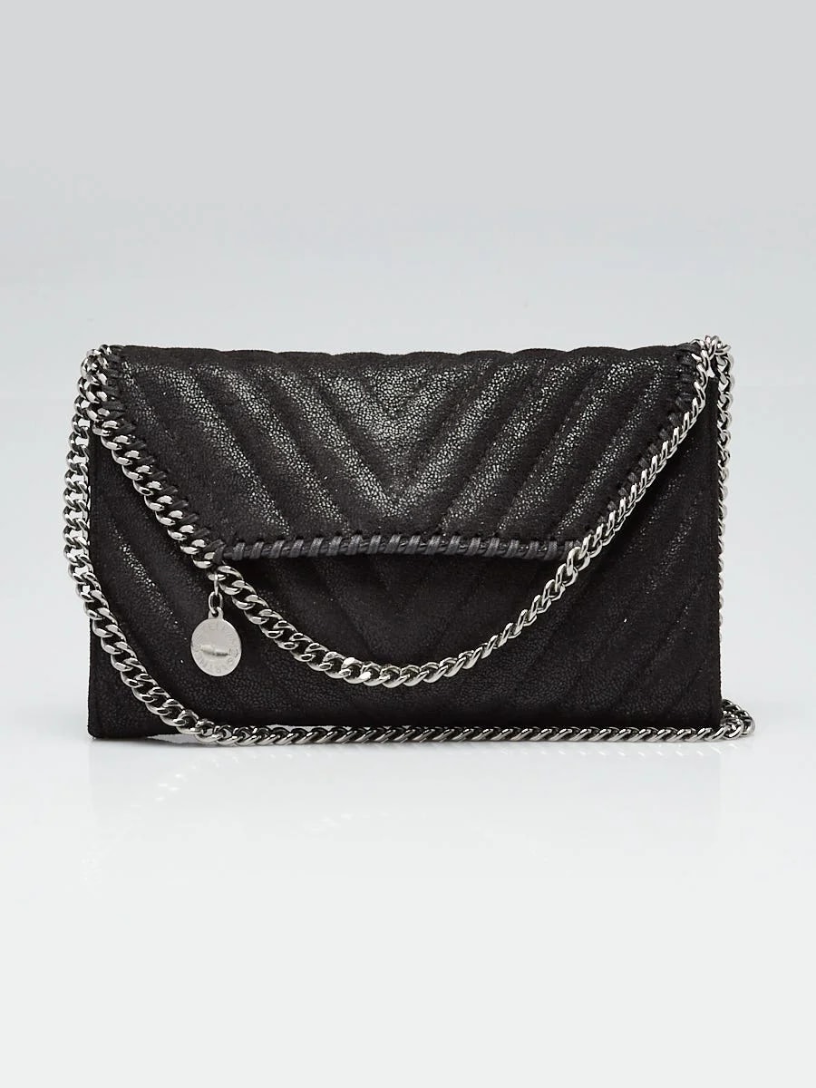 Stella McCartney — Stella McCartney Chevron Falabella Pochette — Handbag — resale
