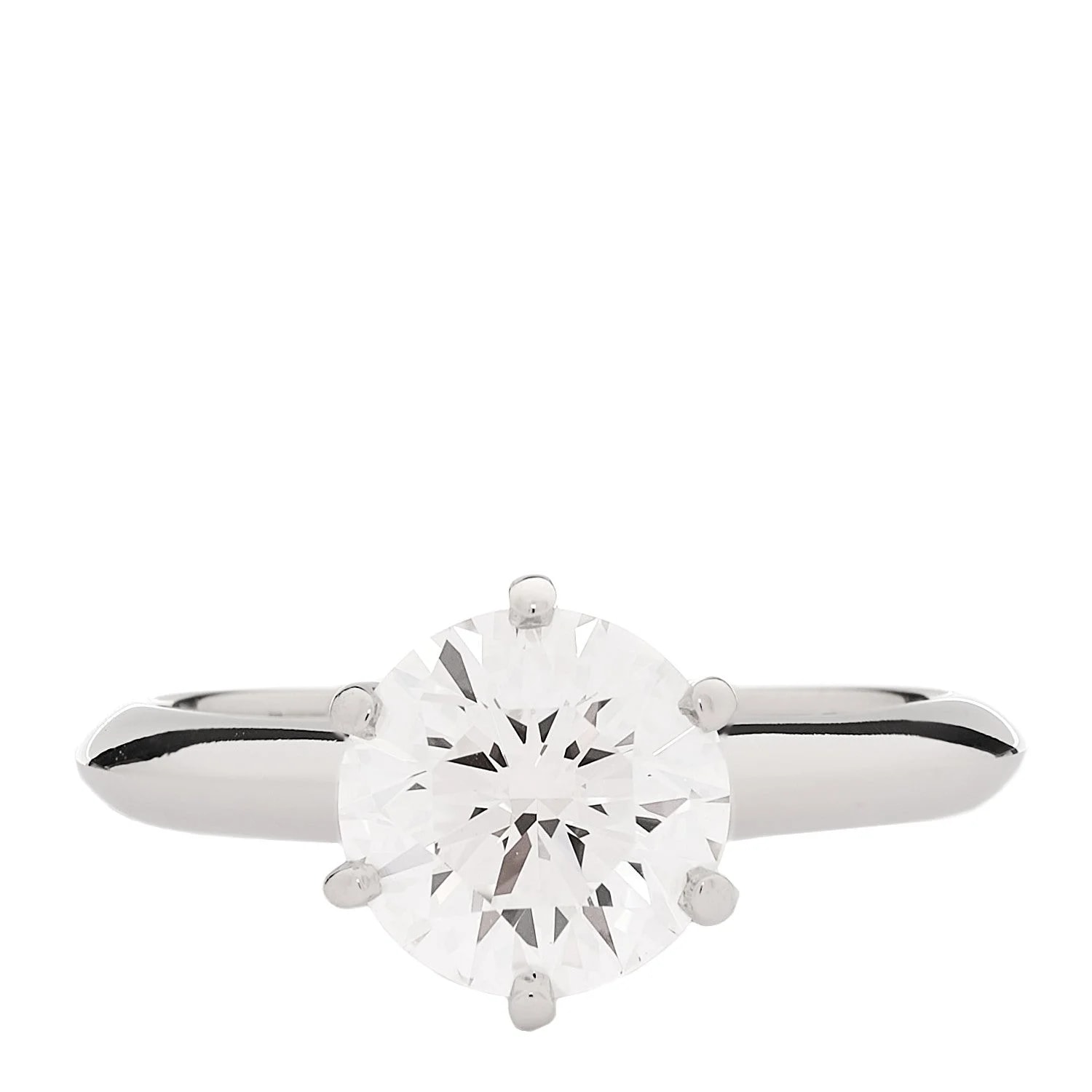 Tiffany & Co. — 1.62ct Solitaire Engagement 50 5.5 — Jewelry — resale
