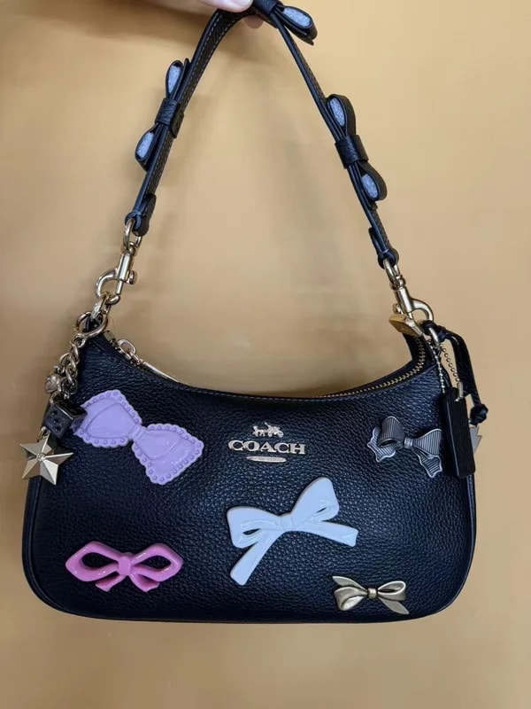 Coach — Coach Teri Shoulder Bag With Bows and Charms CDY93 — Handbag — resale
