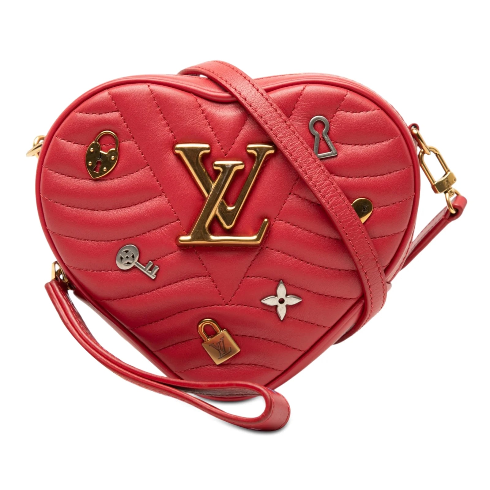 Louis Vuitton — Embellished New Wave Love Lock Crossbody — Handbag — resale