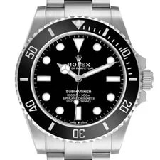 Rolex — Rolex Submariner No Date Steel Ceramic Bezel 124060 Box Card — Watch — resale