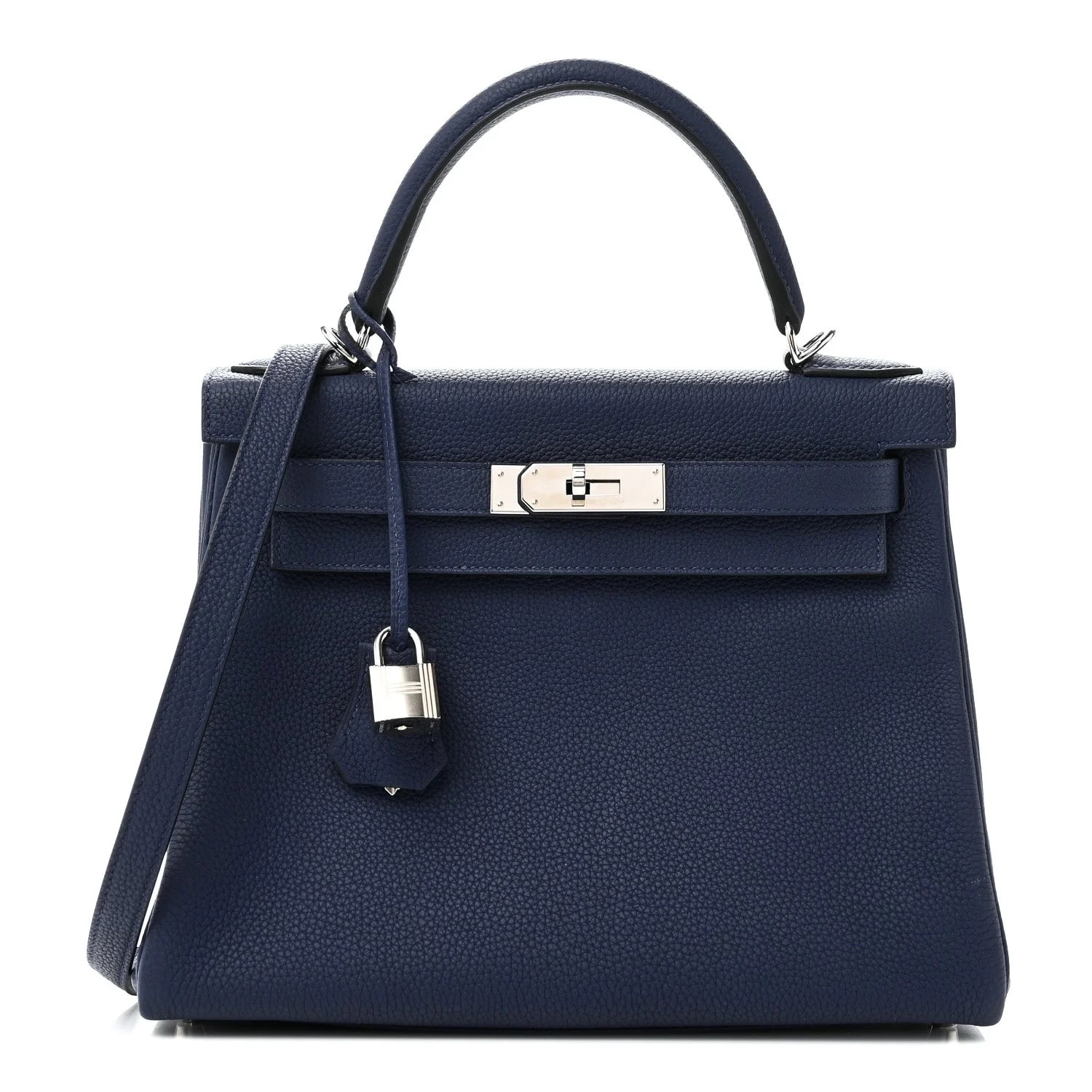 Hermès — Kelly Retourne 28 Saphir — Handbag — resale