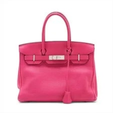 Hermès — Hermès Birkin 30 le Tournay Shocking Metal Fittin — Handbag — resale