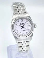 Tudor — Tudor Princess Date 24mm 92400 Automatic White Arabic Dial Bracelet Box — Watch — resale