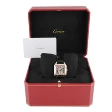 Cartier — Cartier W2SA0038 Santos Dumont Small 18K Rose Gold Silver Dial Box & Papers 2026 — Watch — resale