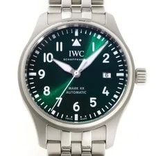 IWC — IWC Pilot's Mark XX IW328206 Stainless Steel 40mm Green Dial #HIW066 — Watch — resale