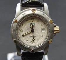 Tag Heuer — Tag Heuer Professional 200M WD1421-G-20 With Black Leather Strap — Watch — resale