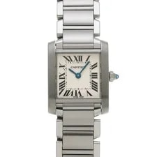 Cartier — Cartier Tank W51008Q3 ( 2384) 18mm Stainless Steel Silver #WW6721 — Watch — resale