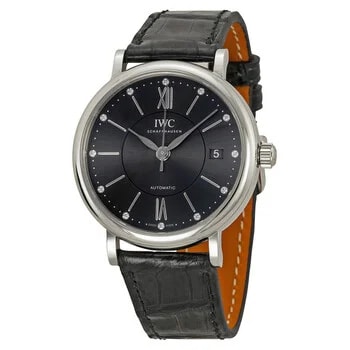 IWC — Portofino Automatic Diamond Black Dial IW458102 — Watch — resale