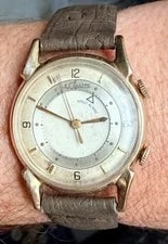 Jaeger-LeCoultre — 1950's Jaeger-lecoultre Memovox Alarm Original Dial 814 Gold Filled Works — Watch — resale