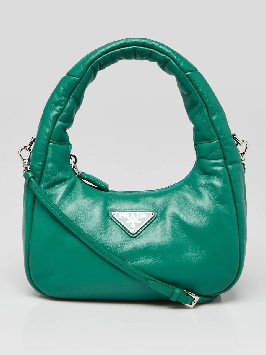 Prada — Prada Mango Soft Mini Hobo - 1BA384 — Handbag — resale