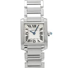 Cartier — Cartier Tank W51008Q3 ( 2300) 18mm Stainless Steel Silver #WW2744 — Watch — resale