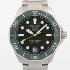 Tag Heuer — TAG Heuer Aqua Racer Professional 300 WBP5116.BA0013 SS AT Green-Face 2 Extra — Watch — resale