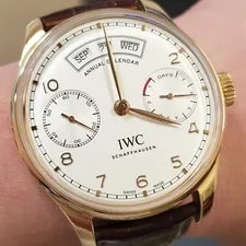 IWC — IWC Rose Gold Portuguese Annual Calendar 44mm Automatic IW503504 — Watch — resale