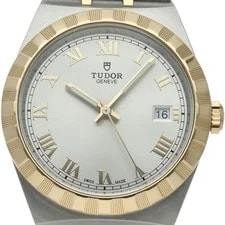 Tudor — Tudor Royal M28503-0001 Gold 38mm Silver Dial Automatic 1950 #LPW1937 — Watch — resale