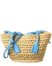 Bottega Veneta — Bottega Veneta Arco Small Straw & Basket — Handbag — resale