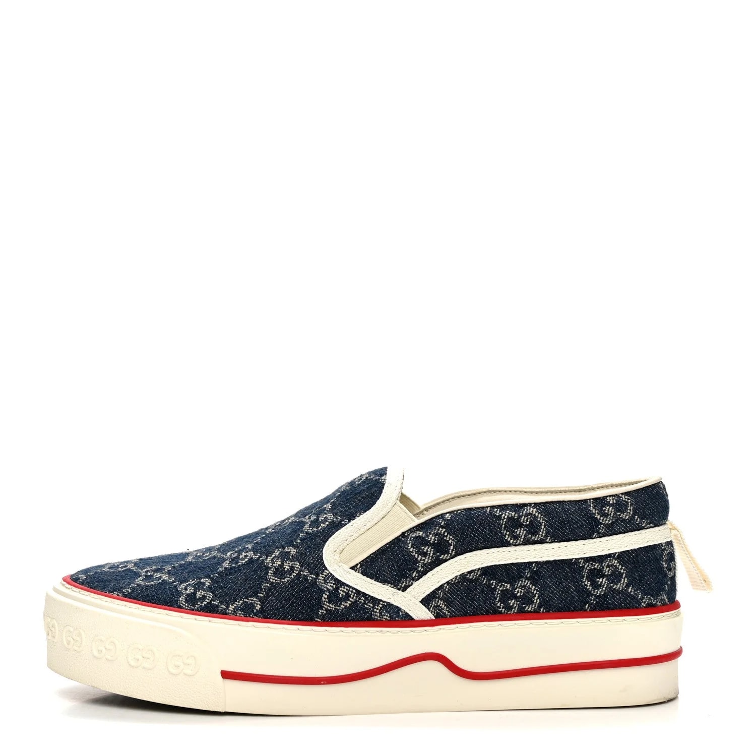 Gucci — New GG 1977 Tennis Slip on 30mm 37.5 Tea Mystic — Sneaker — resale