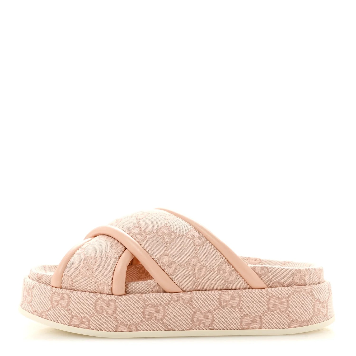 GG Angelina Platform 55mm Slide 37.5 Dust — Designer Shoe — resale