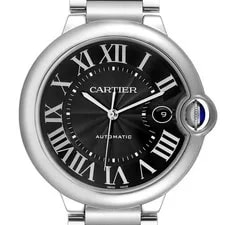 Cartier — Cartier Ballon Bleu 42 Steel Black Dial W6920042 — Watch — resale