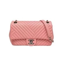 Chanel — Chanel 2016 CF Flap Small Chevron Crossbody — Handbag — resale
