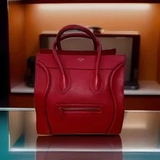 Celine — Celine Luggage Satchel Dark — Handbag — resale