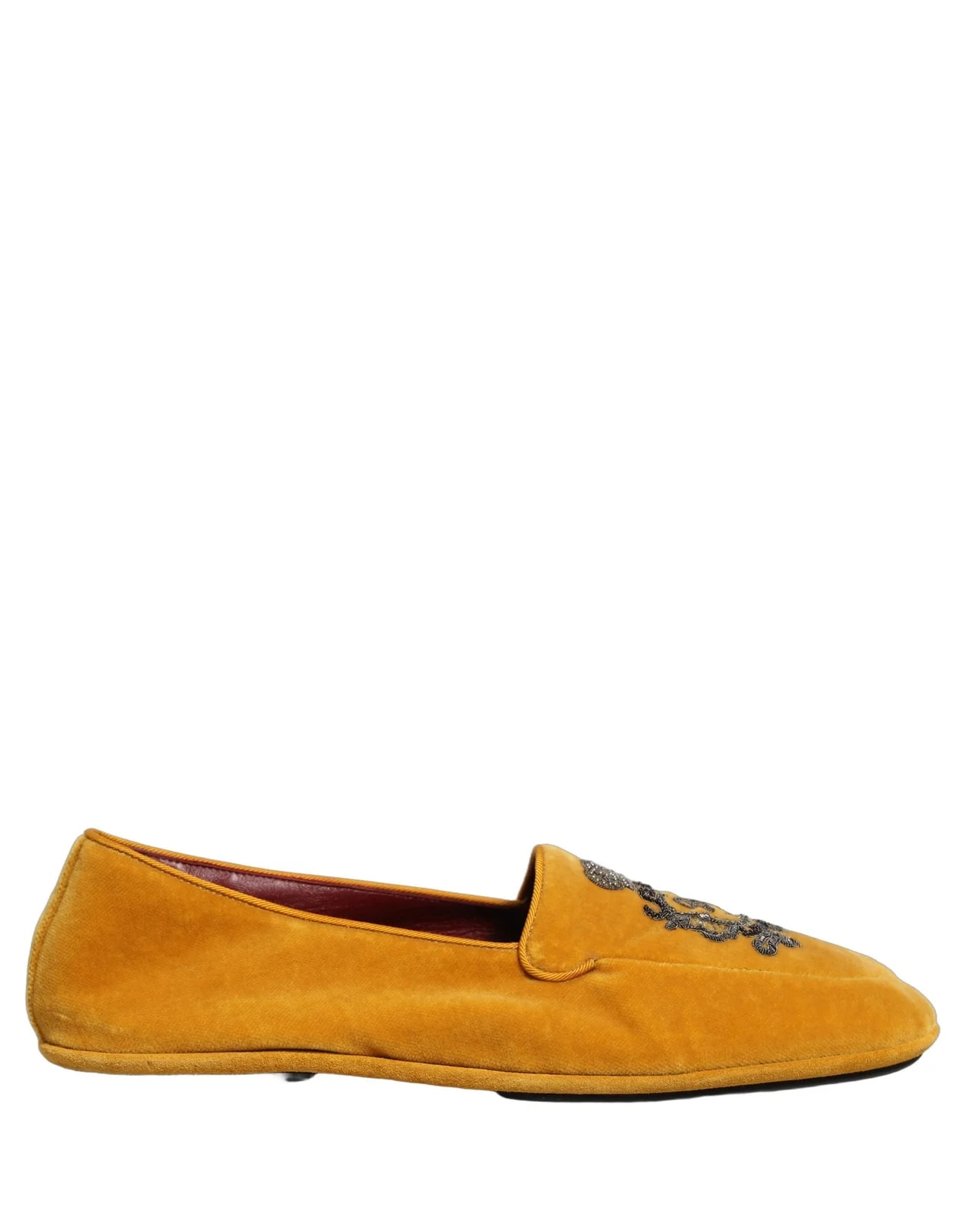 Dolce & Gabbana — Dolce & Gabbana Crown Embroidery — Designer Shoe — resale