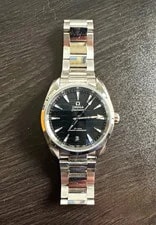 Omega — Omega Seamaster Aqua Terra Co-Axial Chronometer 150m 38mm Black Dial — Watch — resale