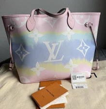 Louis Vuitton — Authentic Louis Vuitton Escale Neverfull Pastel — Handbag — resale