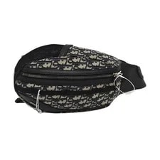 Dior — Dior Issimo Double Saddle Crossbody Bags Cloth — Handbag — resale