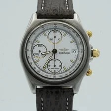 Breitling — Breitling Chronomat B13050.1 Stainless Steel 39 Mm White Dial — Watch — resale