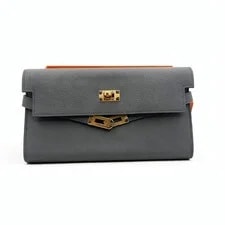 Hermès — Hermès Kelly Long Wallet Amande — Handbag — resale