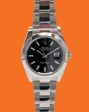 Rolex — Rolex Datejust 41mm 126300 Black Stick Dial Smooth Oyster 2022 — Watch — resale