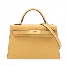 Hermès — Hermès Kelly 2 20 Serie Paille Metal Fittings K: 2025 — Handbag — resale