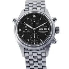 IWC — IWC Chronograph IW371319 Stainless Steel 42mm Black Dial Automatic #TZW234 — Watch — resale