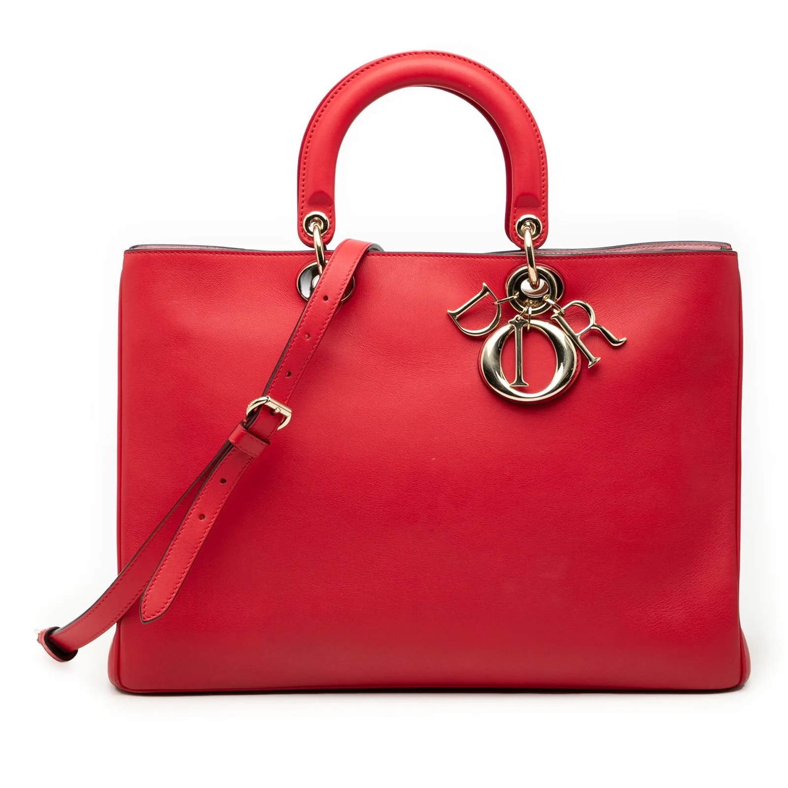 Dior — Large Smooth Diorissimo Satchel — Handbag — resale