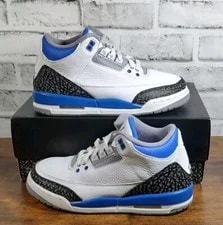 Air Jordan — Air Jordan 3 Retro Racer (GS) Basketball 398614-145 Size 5.5 / 7W — Sneaker — resale