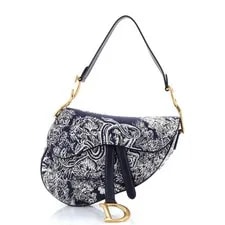 Dior — Christian Dior de Jouy Embroidered Medium — Handbag — resale