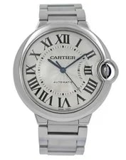 Cartier — Cartier Ballon Bleu W6920046 3284 Stainless Steel 36MM Automatic Papers — Watch — resale