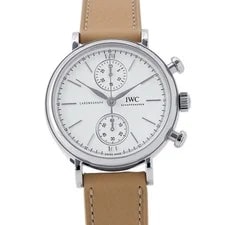 IWC — IWC Chronograph Portofino IW391502 Stainless Steel / Leather 39mm #TZW237 — Watch — resale