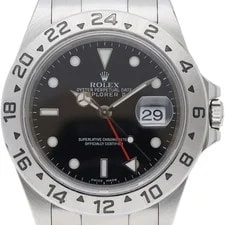 Rolex — Rolex Explorer 2 16570(K) Stainless Steel mensWatch Black — Watch — resale
