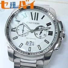 Cartier — Cartier W7100045 Calibre de Chronograph With Original Bracelet and Storage Box. — Watch — resale