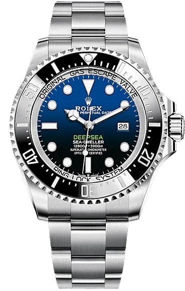 Worldofluxuryus — Rolex Deepsea D -Blue Dial Stainless Steel — Watch — resale