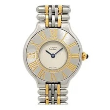 Cartier — Cartier Must 21 W10051F4 Stainless Steel 28mm Silver Dial Quartz #TSW918 — Watch — resale