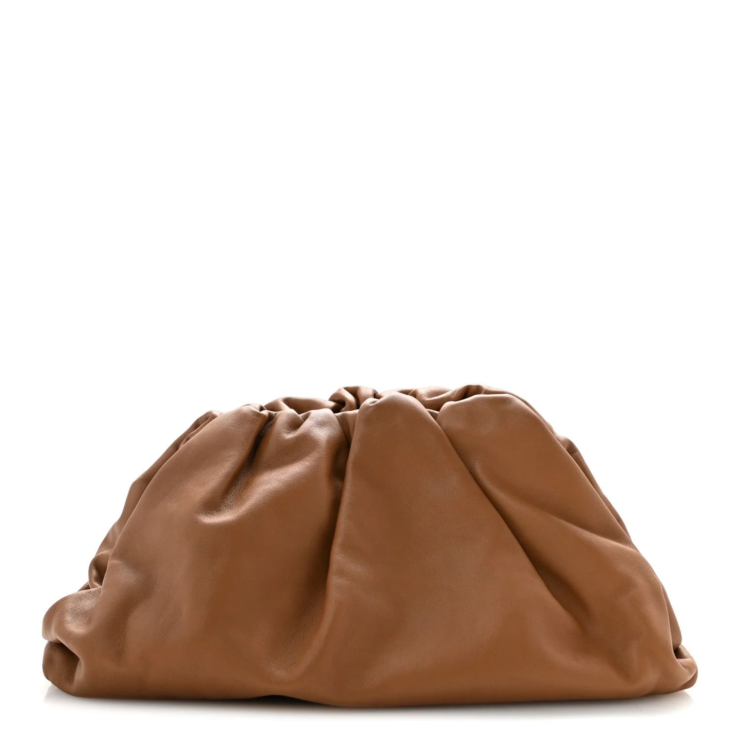 Bottega Veneta — Smooth Calf the Pouch Oversized Cammello — Handbag — resale