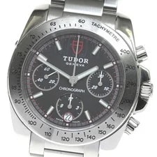Tudor — Tudor 20300 Sport Line Chronograph Automatic Black Stainless Steel — Watch — resale