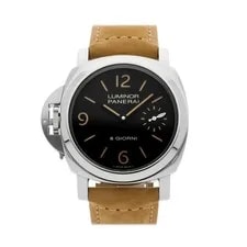 Panerai — Panerai Luminor Destro Otto Giorni SS Manual 44mm Black Dial PAM 1655 — Watch — resale