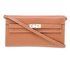 Hermès — Hermes Kelly To Go Evercolor With Palladium Hardware + Rcpt — Handbag — resale